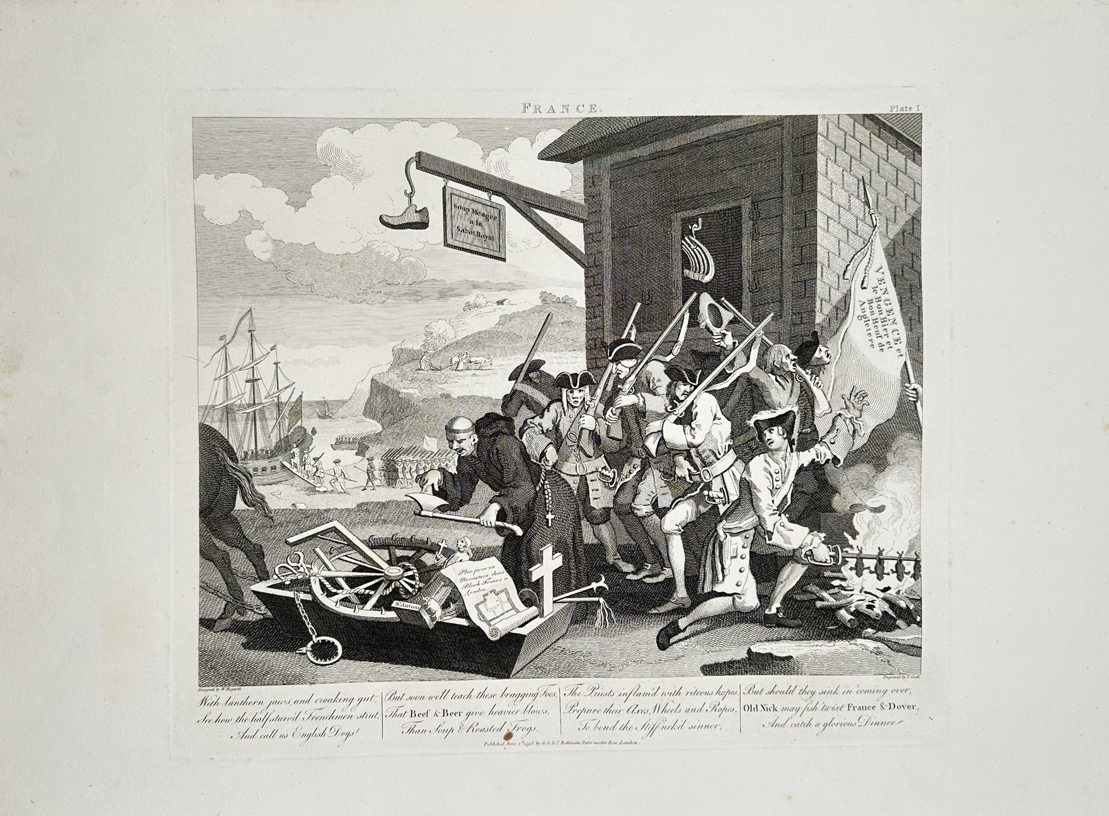 John Robinson – France – Engraving (1798) (1 of 2)
