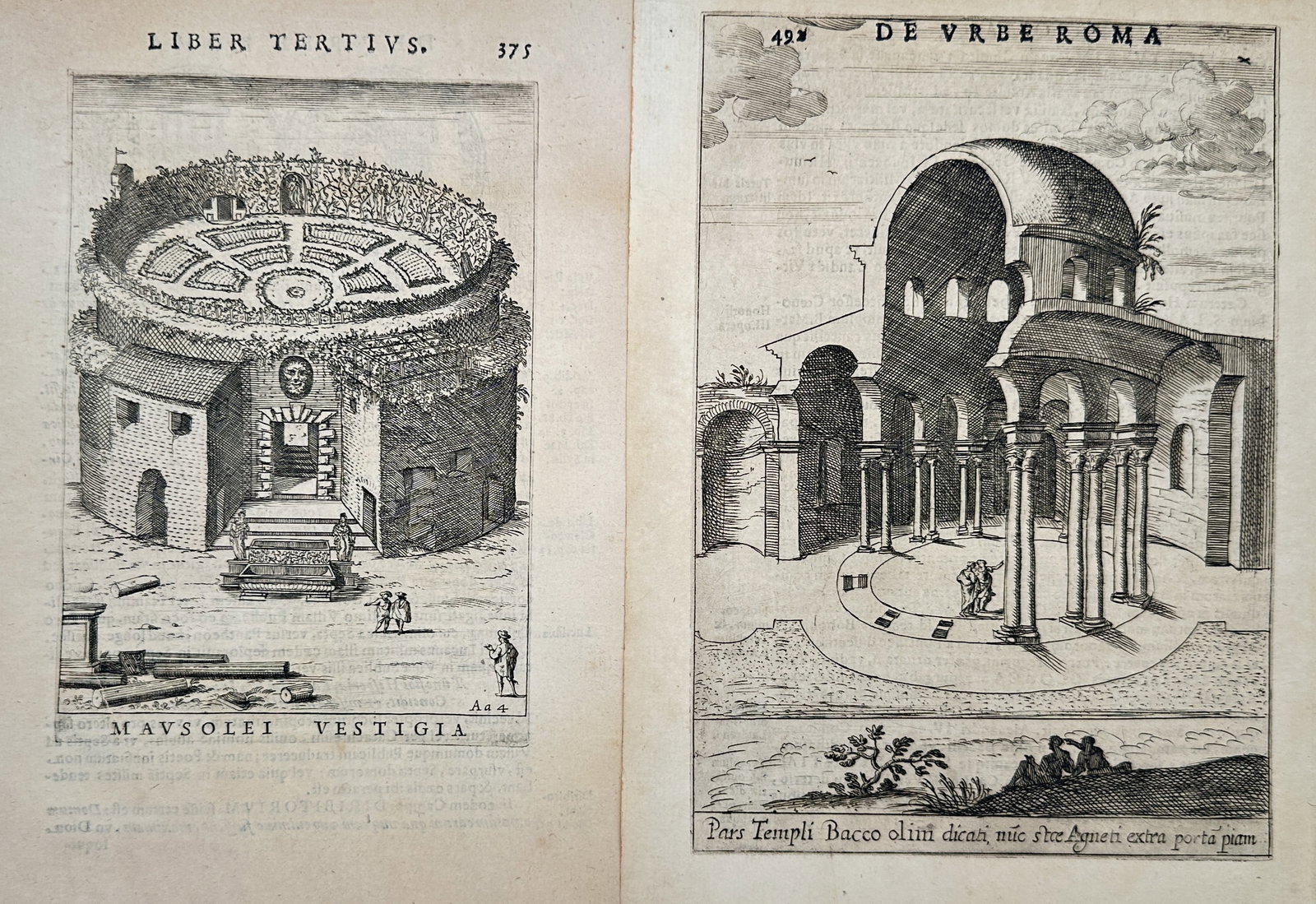 Alessandro Donati – Set of 2: Studies of Ancient Roman Architecture and Classical Ruins (1 of 2)