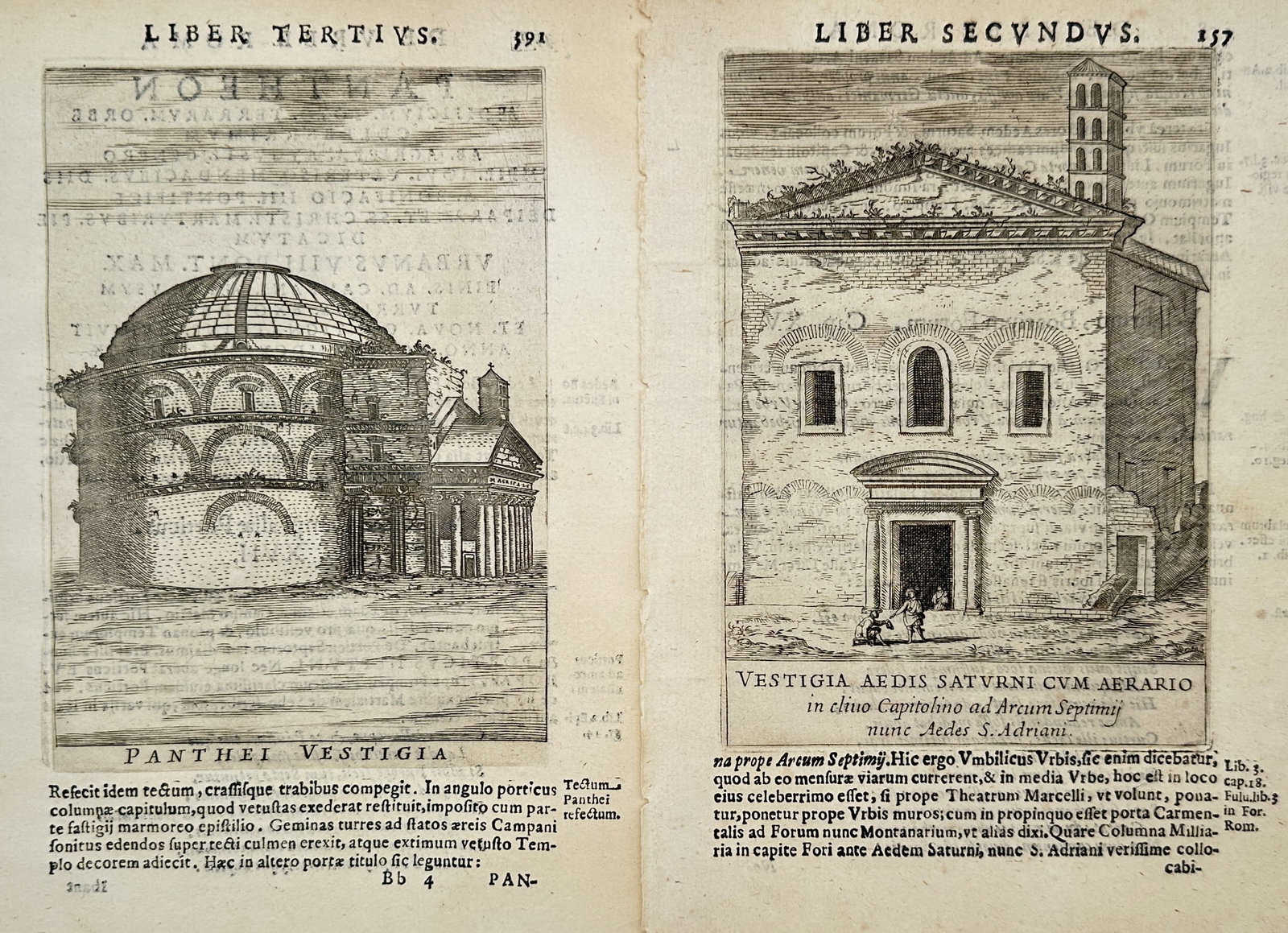 Alessandro Donati – Set of 2: Architectural Studies of Ancient Roman Temples and Monuments (1 of 2)