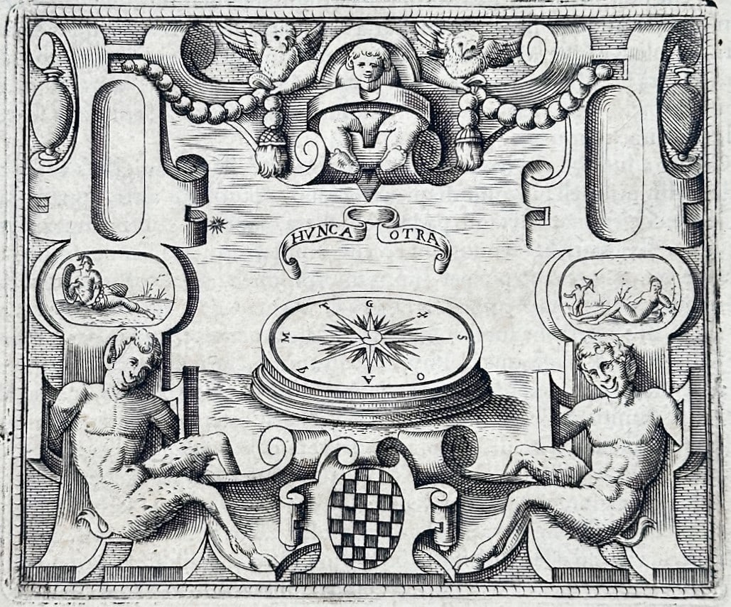 Girolamo Ruscelli – Emblem of Don Garzia di Toledo – Engraving (1566) (1 of 3)