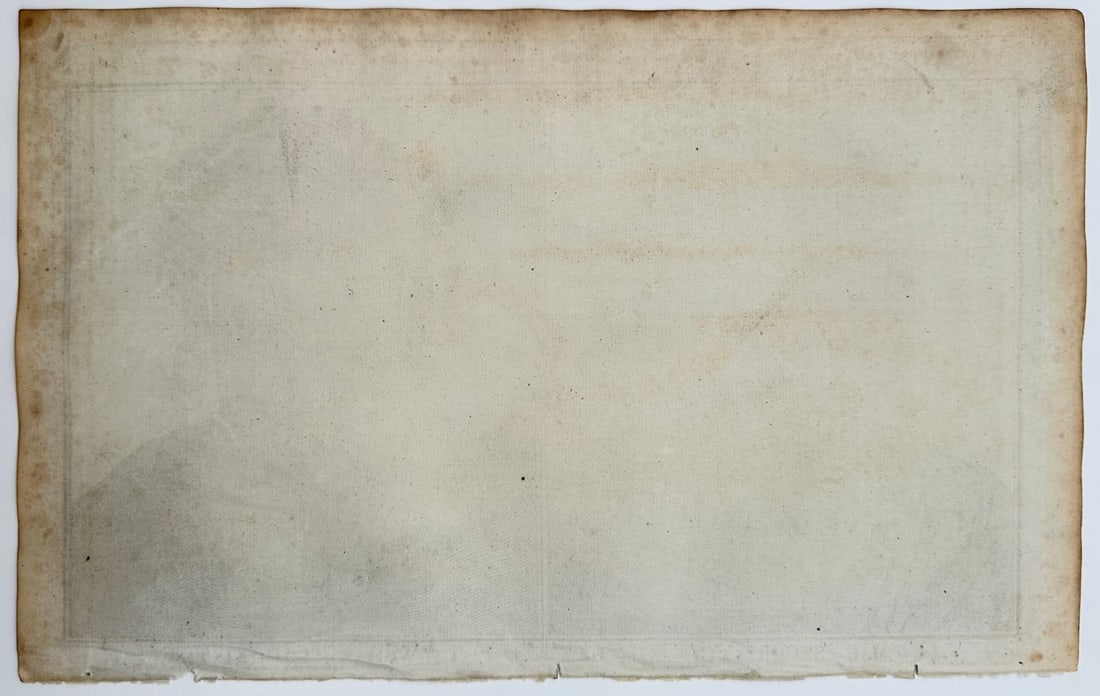 Alexander Hogg – Map of Van Diemen's Land – Engraving (18th Century) - 2