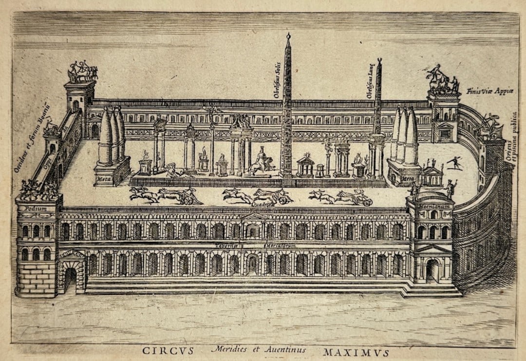 Alessandro Donati – Circus Maximus: Greatest and Most Magnificent – Engraving (17th Century) (1 of 2)