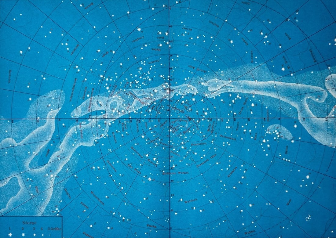 Edmund Weiss – Southern Starry Sky – Lithograph (19th Century) (1 of 3)