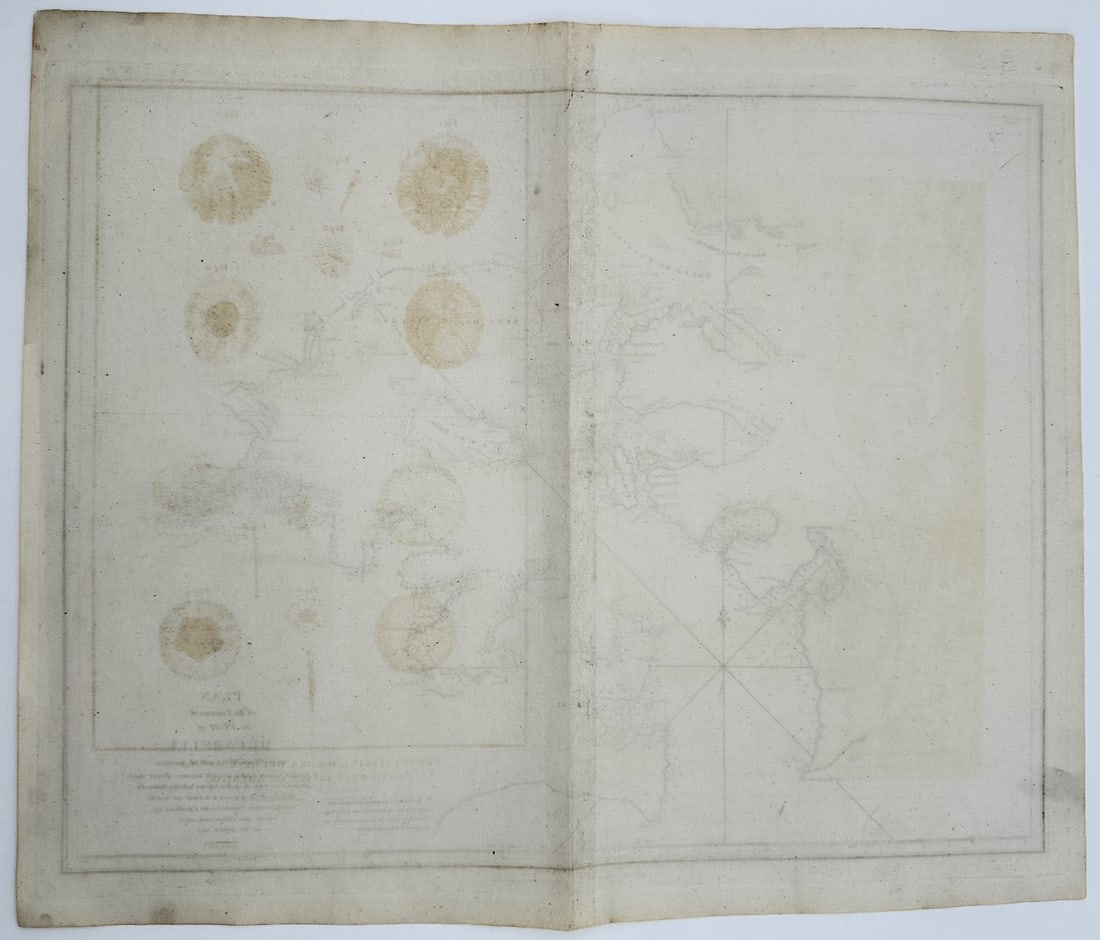 Francisco Antonio Mourelle – Map of Port Bucarelli – North West Coast of America – Engraving - 3