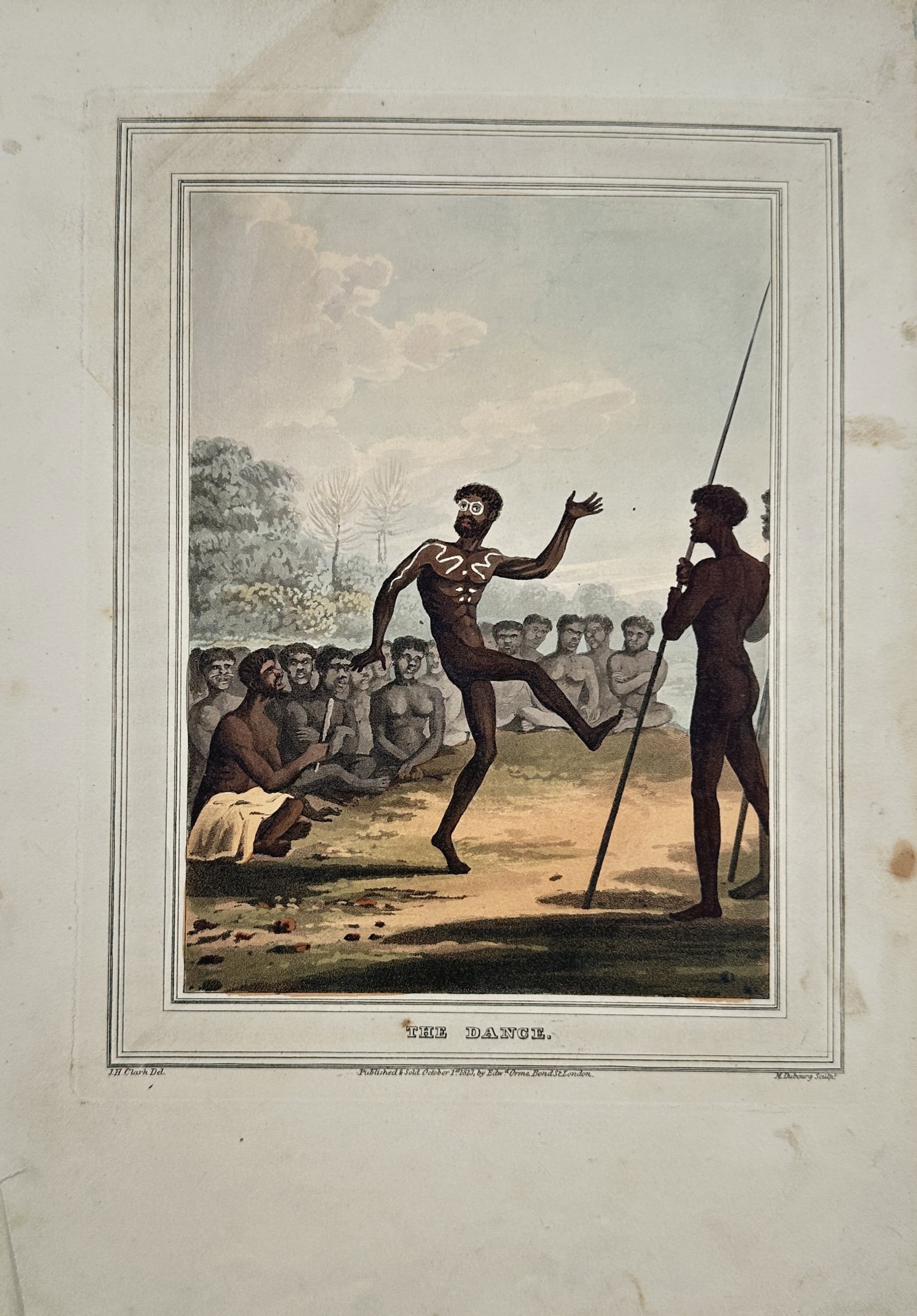 John Heaviside Clark – The Dance – Aquatint (1807) (1 of 2)
