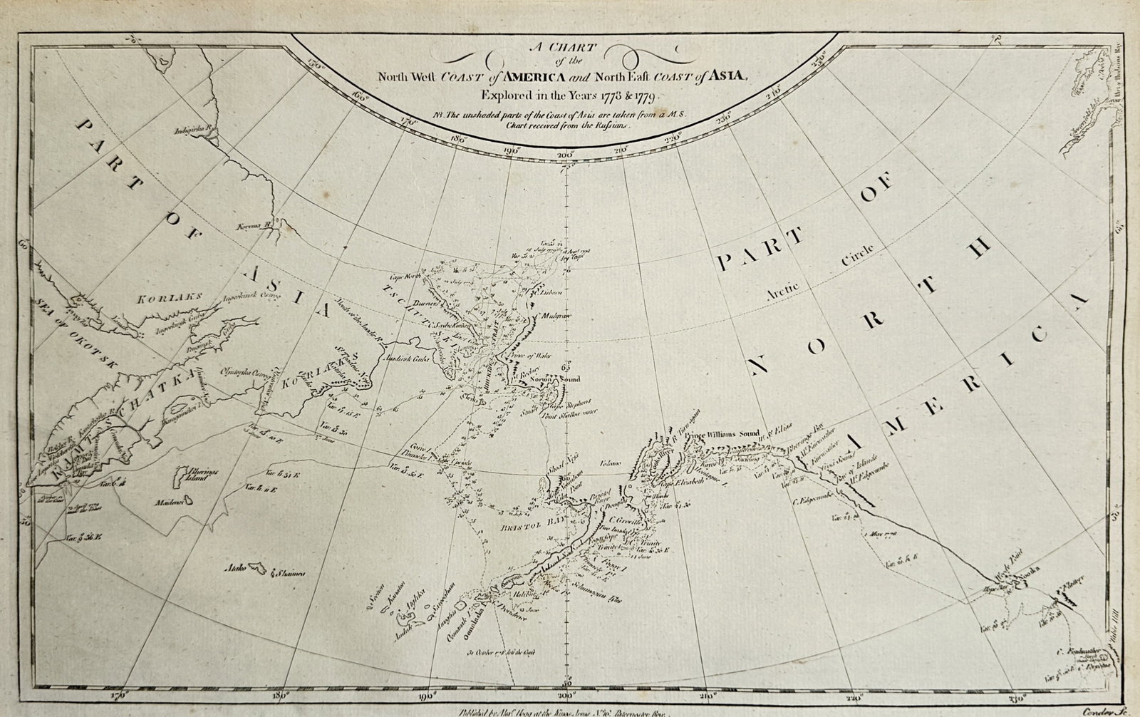 Alexander Hogg – Map of North West America and North East Asia – North Pacific – Engraving (1 of 3)
