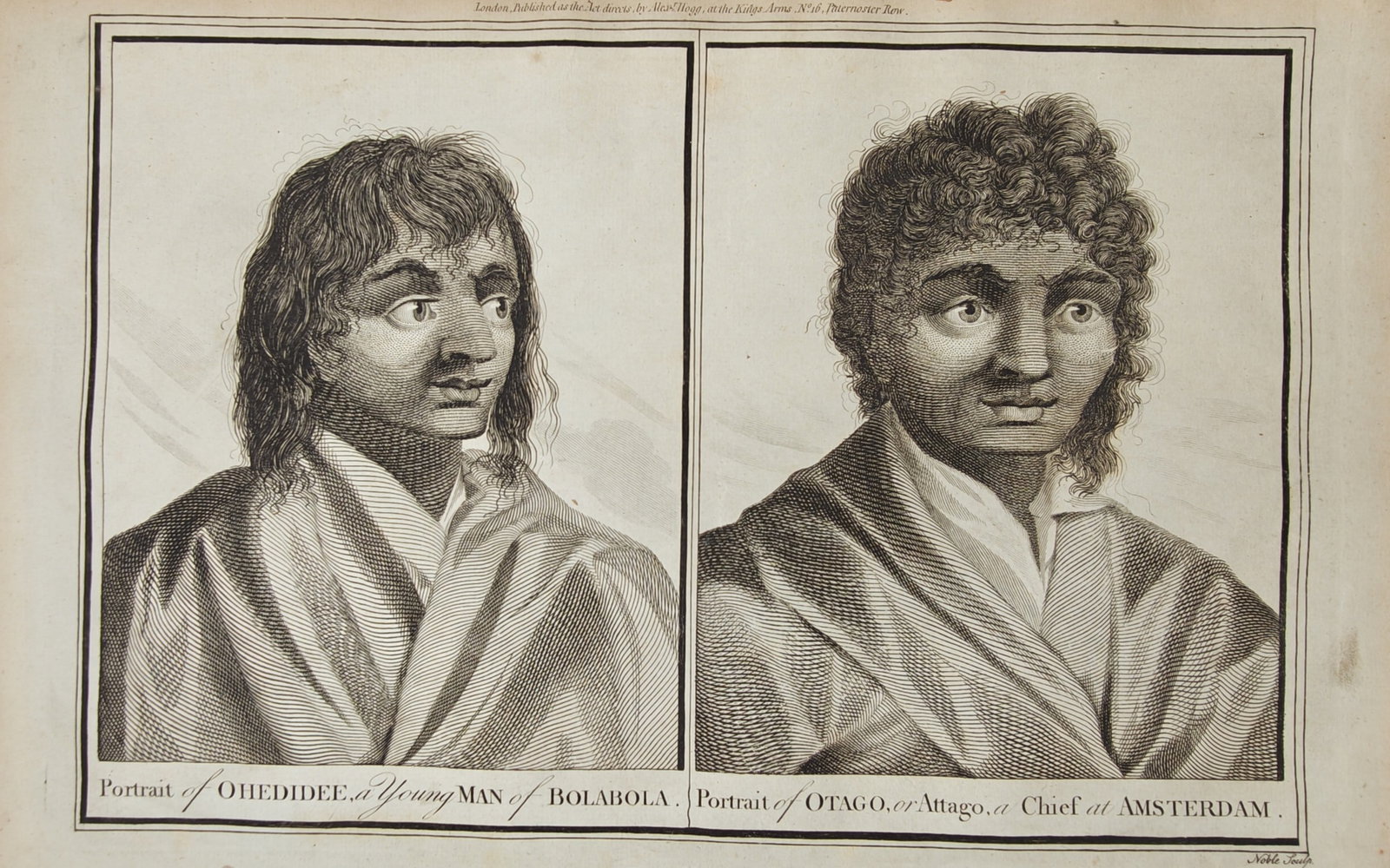 Alexander Hogg – Portraits of Ohedidee of Bolabola and Otago Chief of Amsterdam Island (1 of 2)