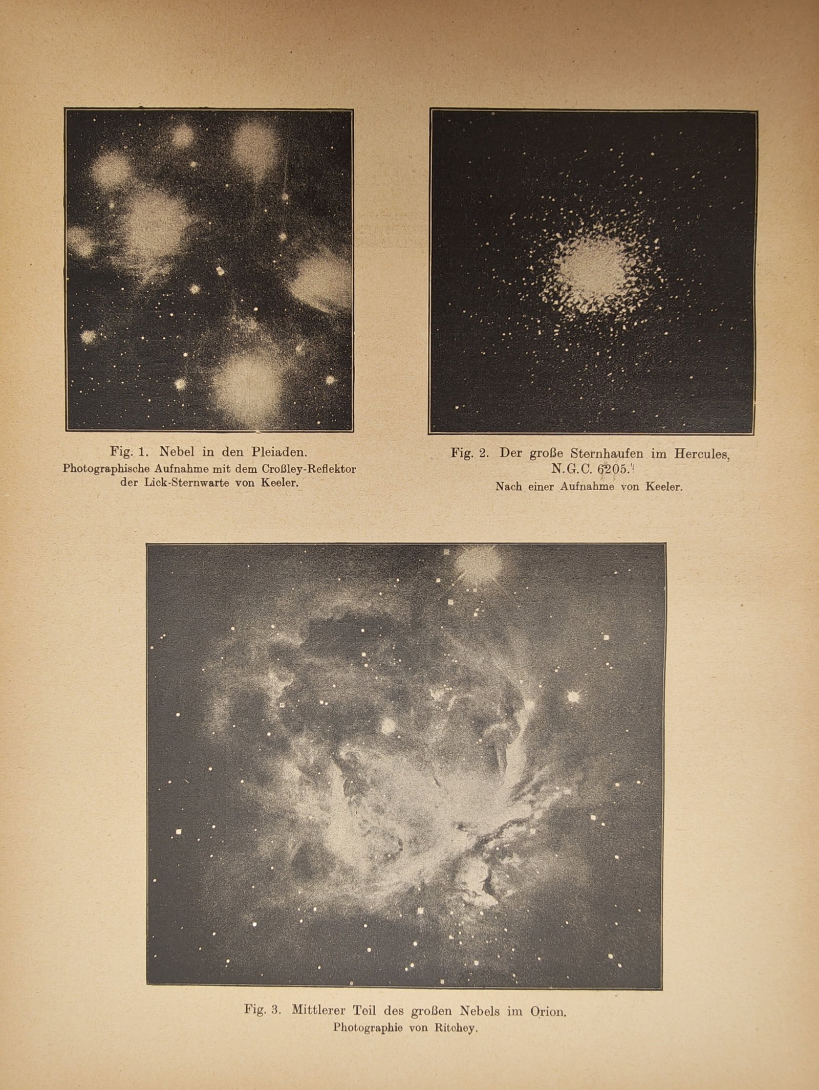 Joseph Johann von Littrow – Astrophotographic Studies of the Pleiades Nebula, Hercules (1 of 2)