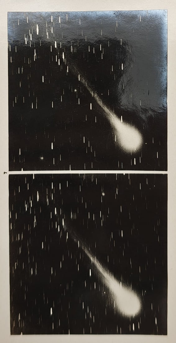 Edward Emerson Barnard – Astrophotographic Study of Comet Morehouse – Photogravure / Print (1 of 2)