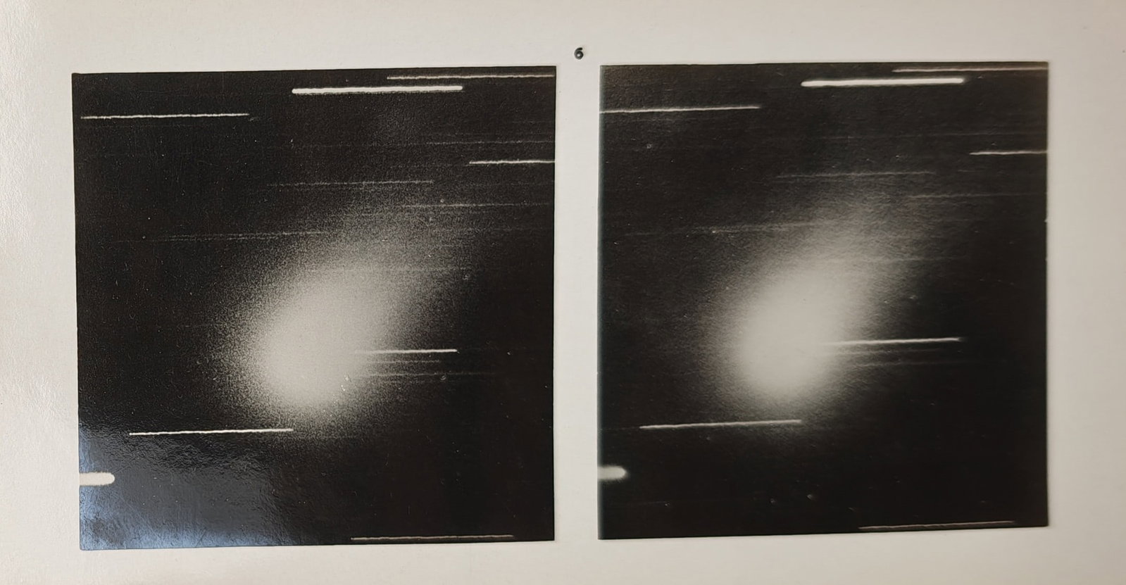 Edward Emerson Barnard – Astrophotographical Stereoscopic Study of a Comet and Stellar Trails (1 of 2)