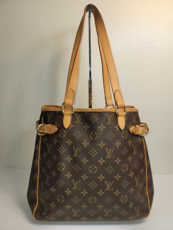 Authentic Louis Vuitton Bag with certificate: Authentic Louis Vuitton LV Tote Bag Batignolles Vertical Brown Monogram condition: Pre-Owned