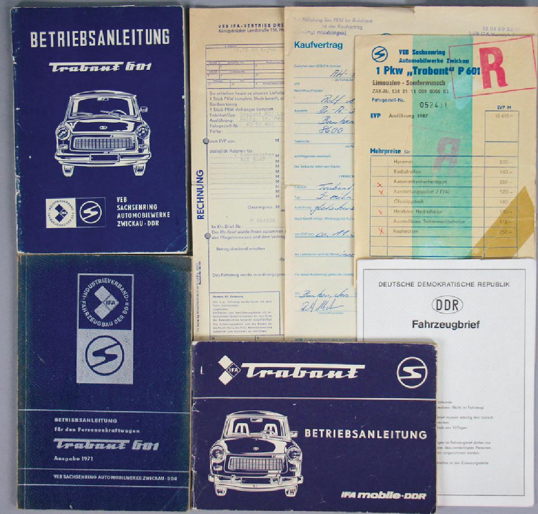 TRABANT Mixed lot of 5 pieces, 3x operating instruction (1 of 1)