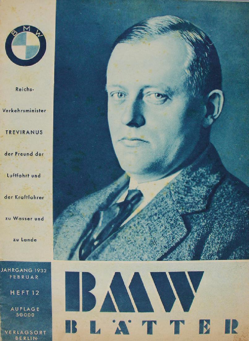 Magazine "BMW BlÃ¤tter", year 1932, issue No. 12, (1 of 1)