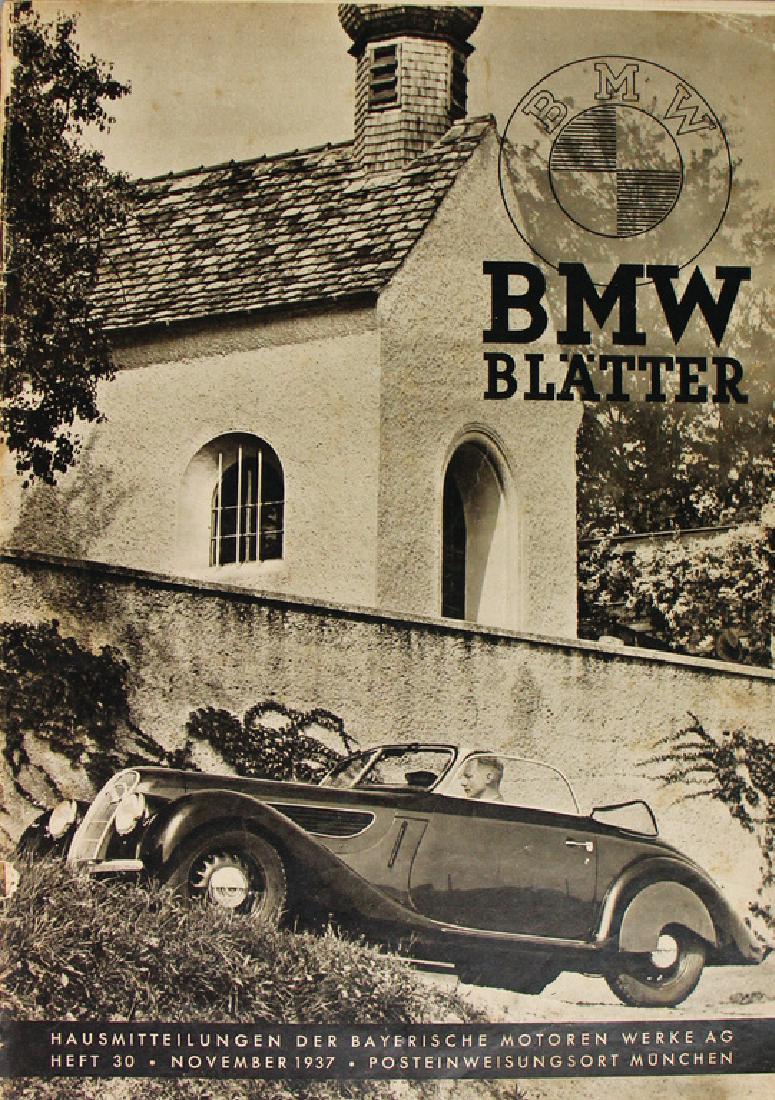 Magazine "BMW BlÃ¤tter", year 1937, issue No. 30, (1 of 1)