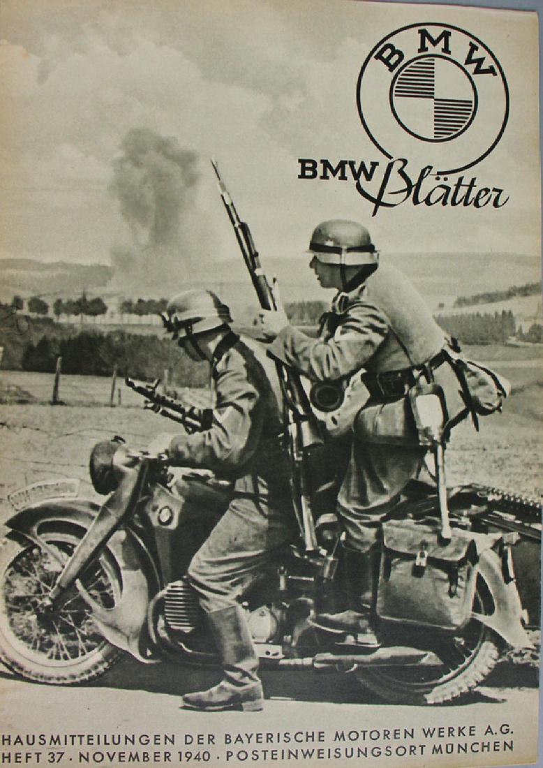 Magazine "BMW BlÃ¤tter", year 1940, issue No. 37, (1 of 1)