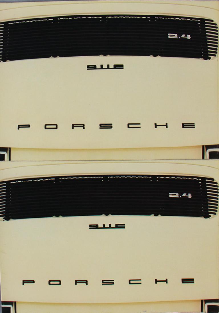 PORSCHE 2x sales catalog Porsche 911 E 2, 4, model (1 of 1)