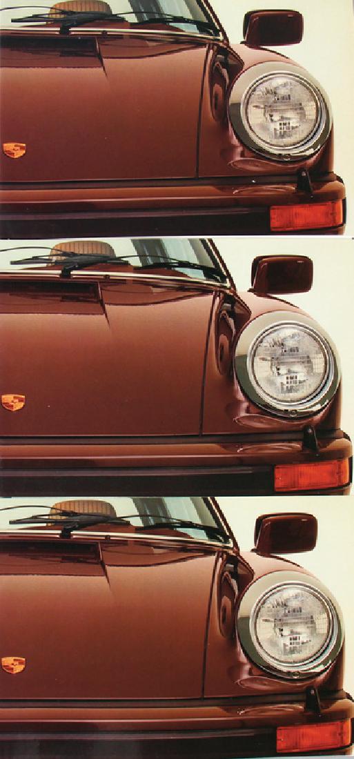PORSCHE 1977, 3x sales catalog model program with (1 of 1)