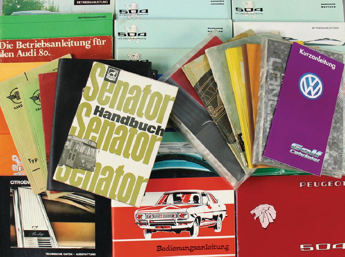 34 operating instructions, from the '50s up to the (1 of 1)