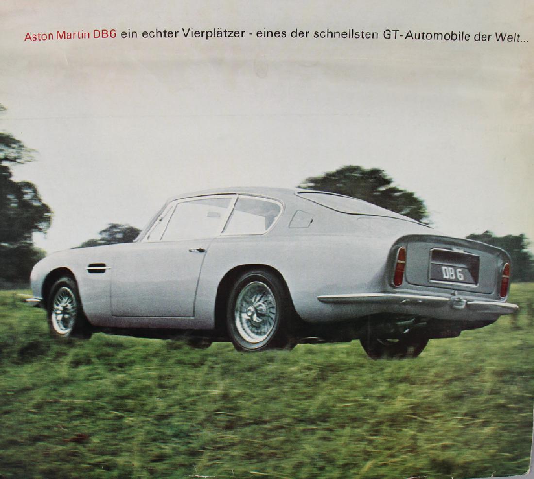 ASTON MARTIN Fold-out brochure DB6, 6 pages, German (1 of 1)