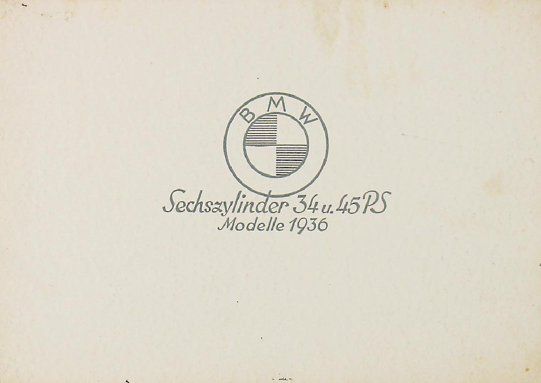 BMW Sales catalog six-cylinder, 34 and 45 HP, models (1 of 1)