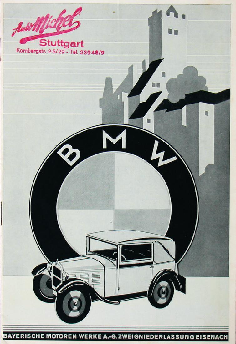 BMW Brochure model program from 1930, 16 pages, German (1 of 1)