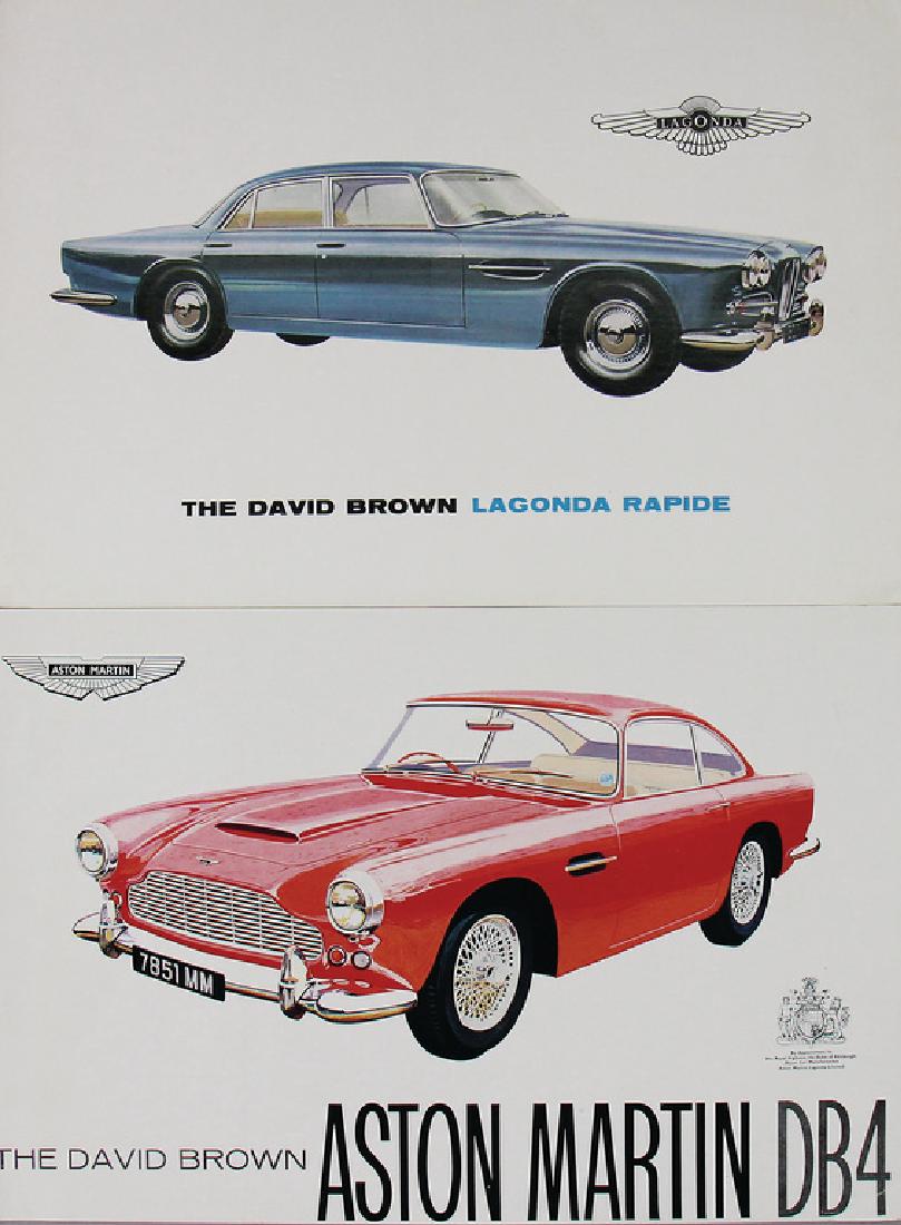 ASTON MARTIN No. 1: fold-out brochure DB 4, 4 pages, (1 of 1)
