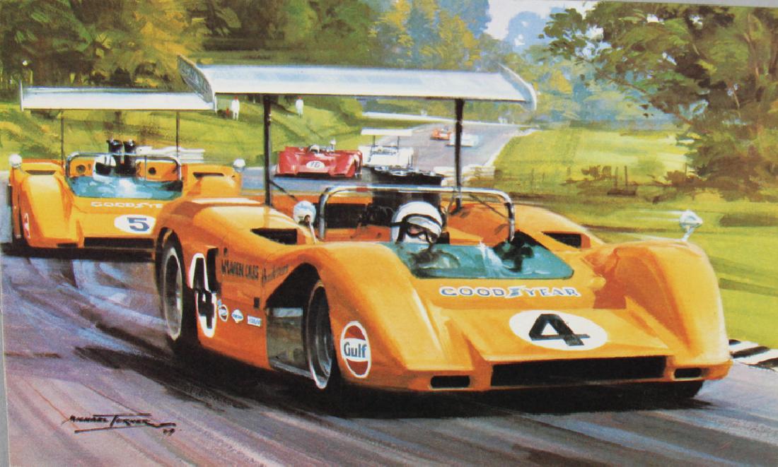 MCLAREN Official Christmas card from 1969, autographed (1 of 1)