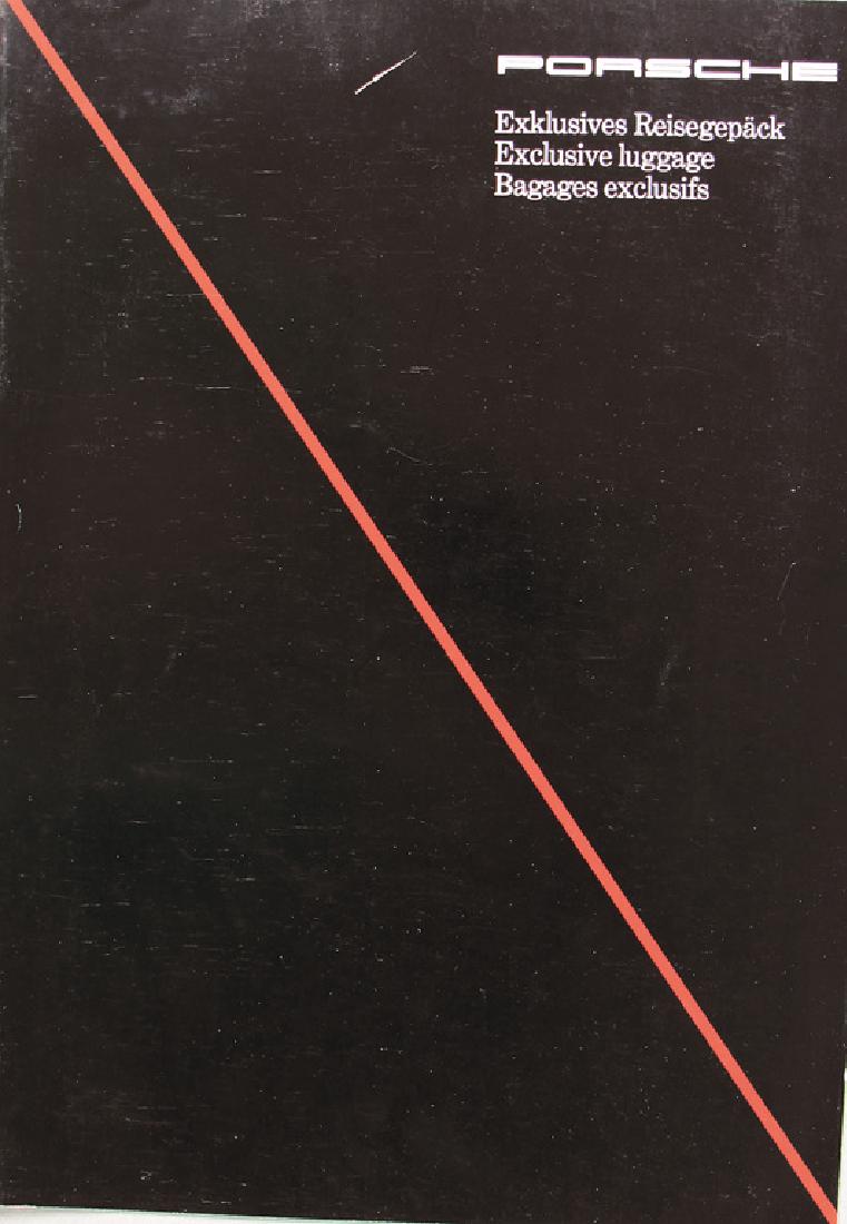 PORSCHE/SEEGER Brochure about exclusive luggage from: PORSCHE/SEEGER Brochure about exclusive luggage from 1982, 4 pages, text in three languages, condition 1-2 German Description PORSCHE/SEEGER Prospekt Exklusives ReisegepÃ¤ck von 1982, 4 Seiten, drei