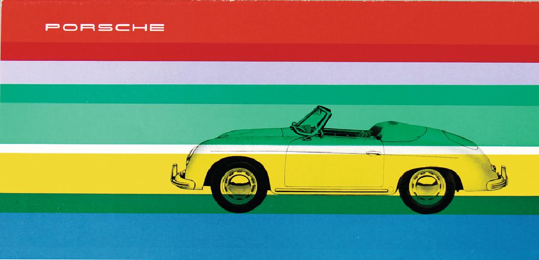 PORSCHE Fold-out brochure Germany 1958, Convertible D, (1 of 1)