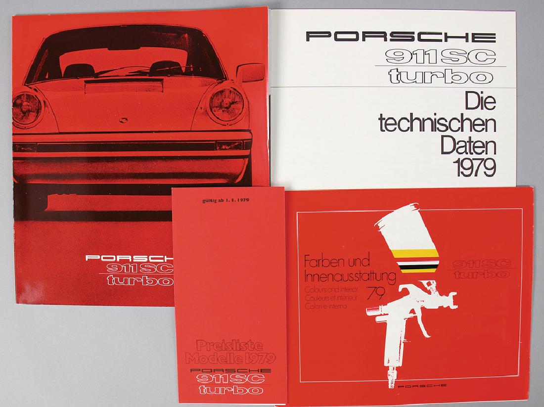 PORSCHE Mixed lot of 4 pieces, model year 1979, 911 SC (1 of 1)