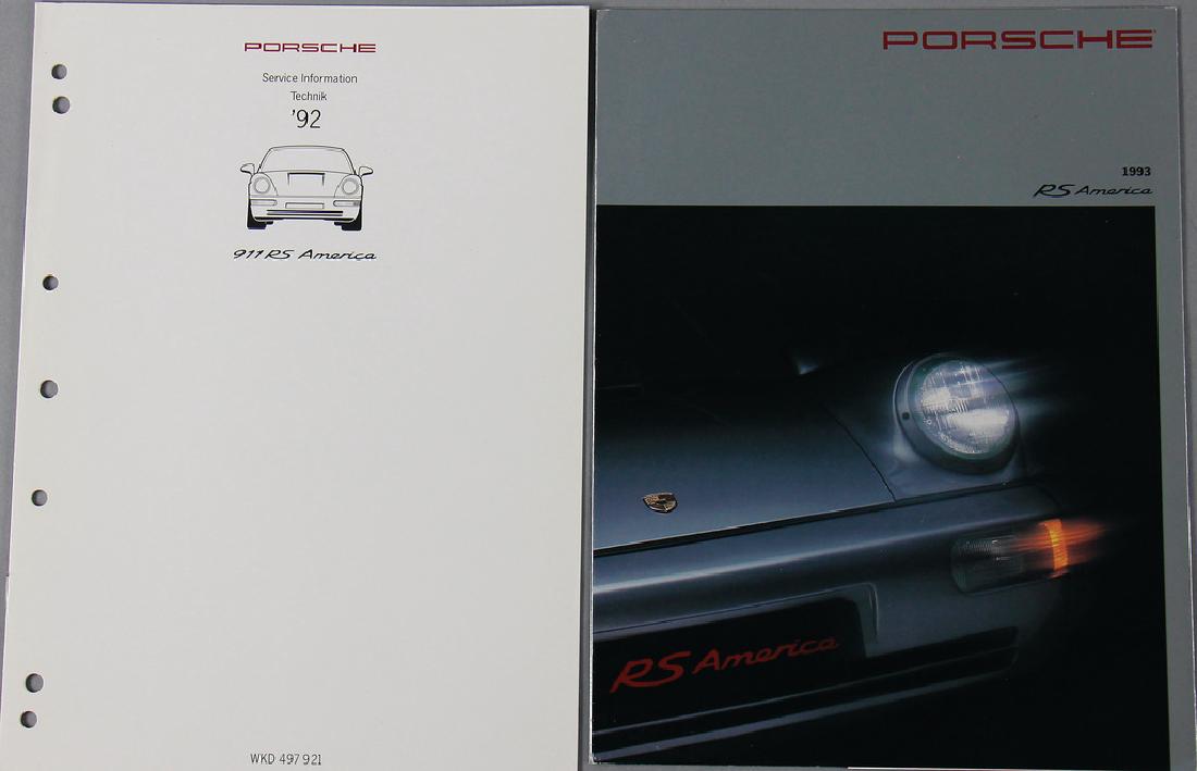 PORSCHE Mixed lot of 2 pieces, No. 1: service (1 of 1)