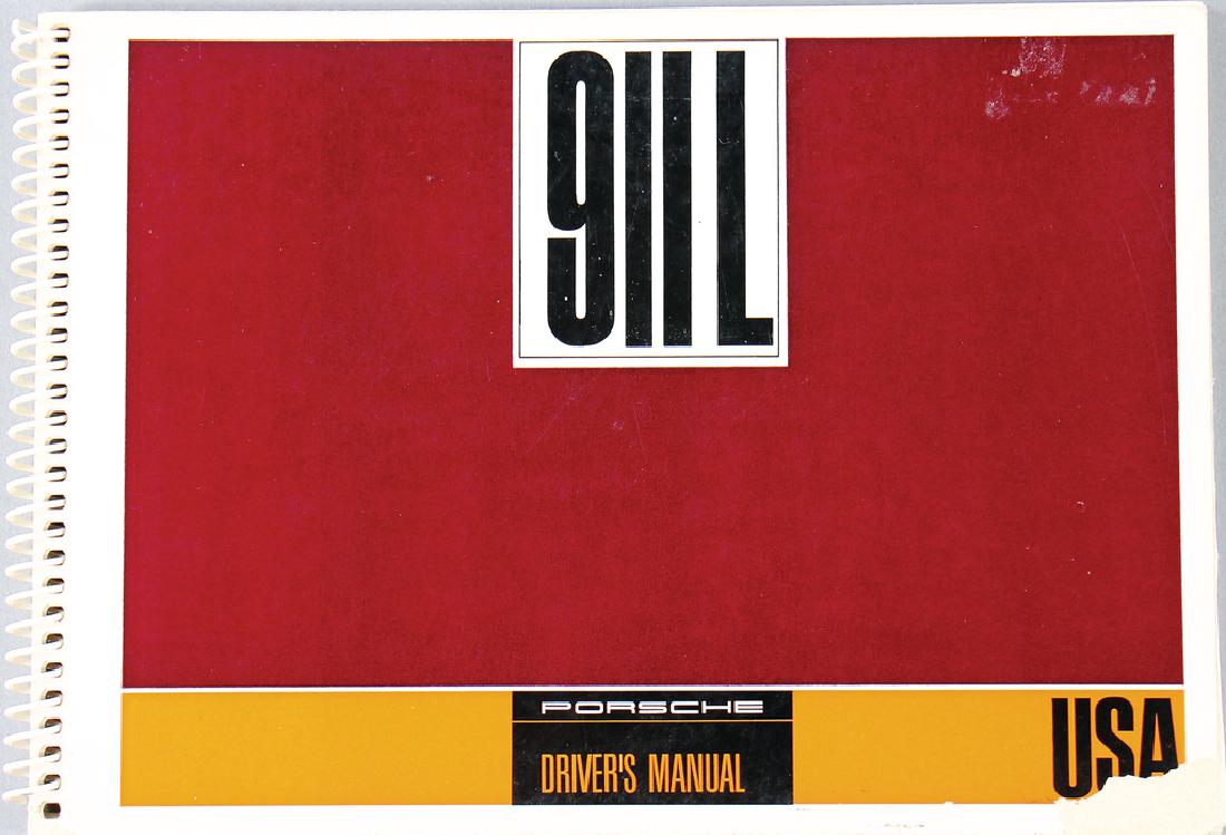 PORSCHE Operating instruction model 911 L (F-model), (1 of 1)