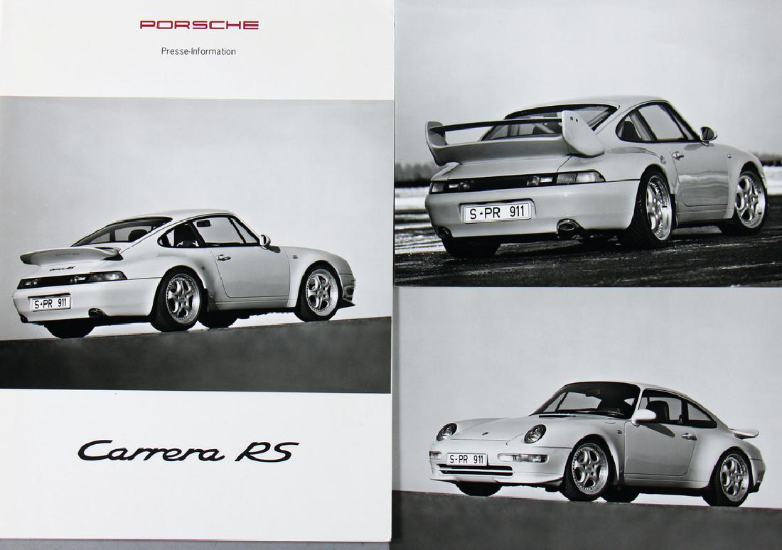 PORSCHE Press kit Porsche 993 RS, in English, with 8 (1 of 1)