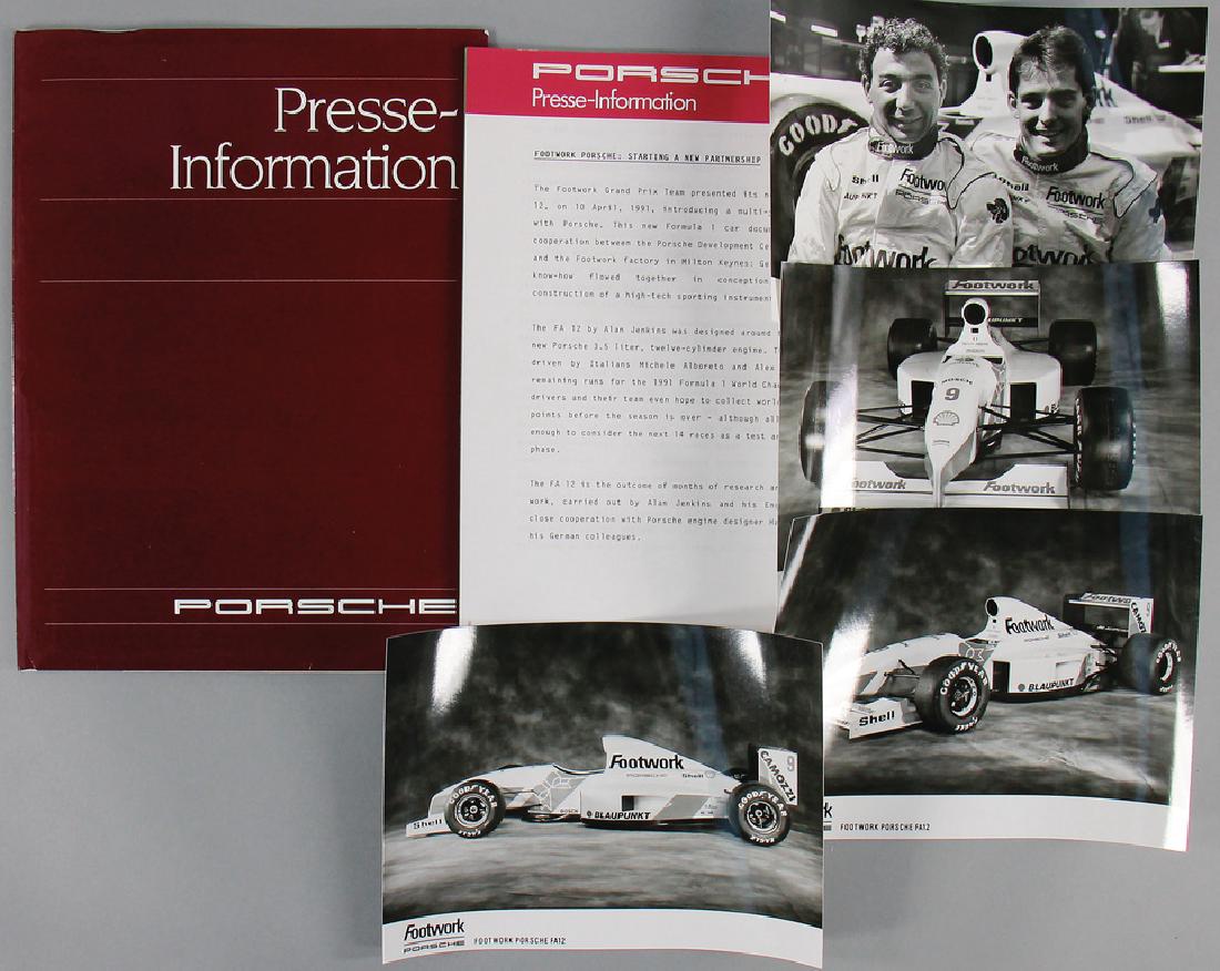 PORSCHE Press kit, informations about Footwork Porsche (1 of 1)