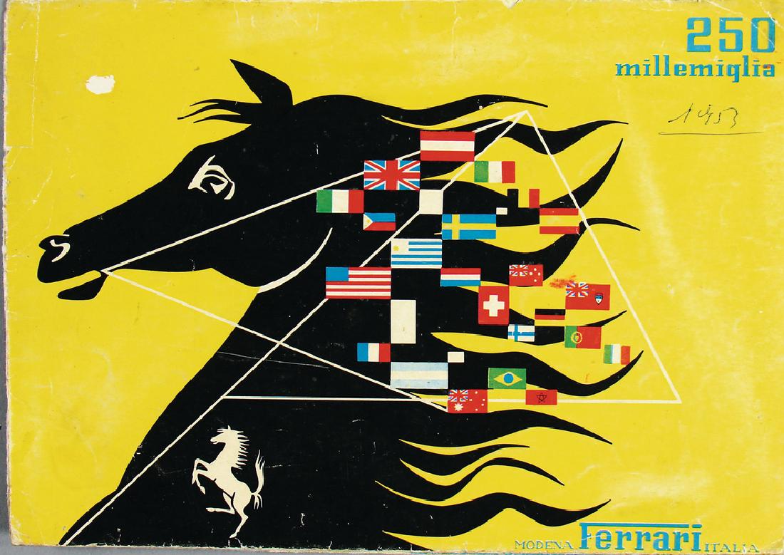FERRARI Fold-out brochure 250 Millemiglia, 8 pages, (1 of 1)