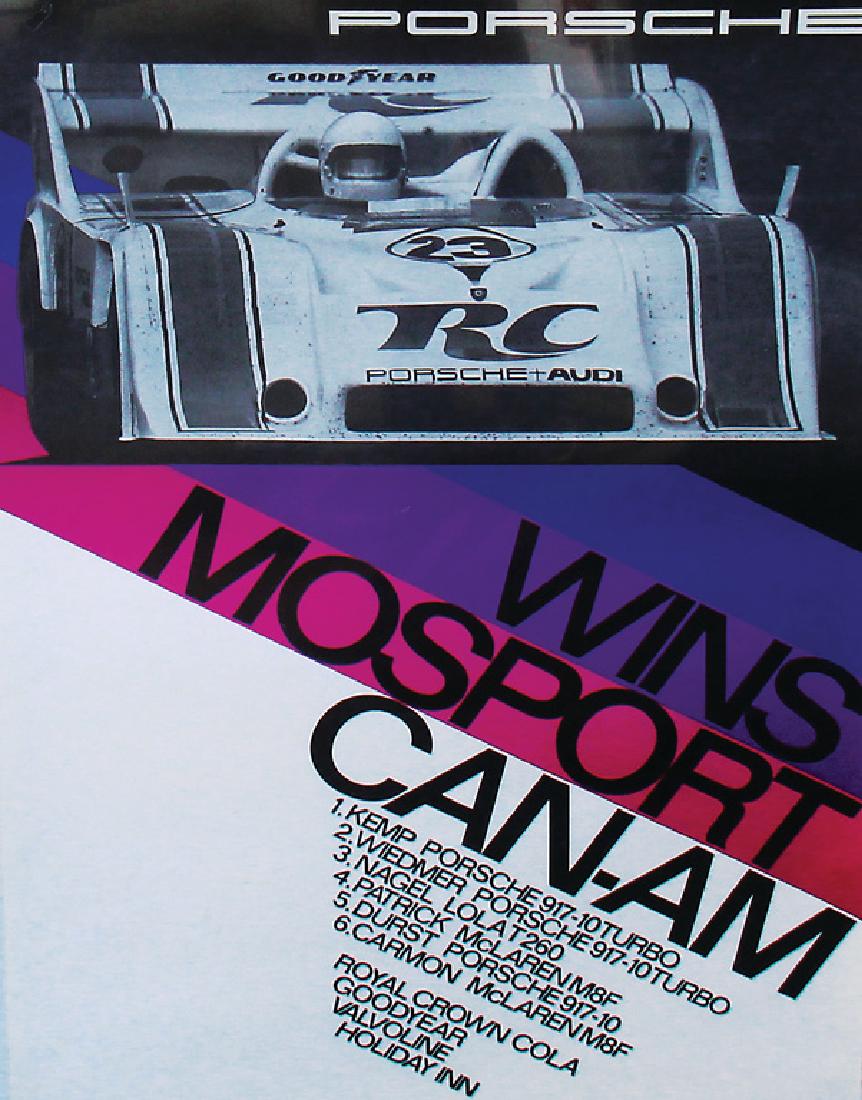 PORSCHE 1973, racing poster "Porsche Wins Mosport (1 of 1)