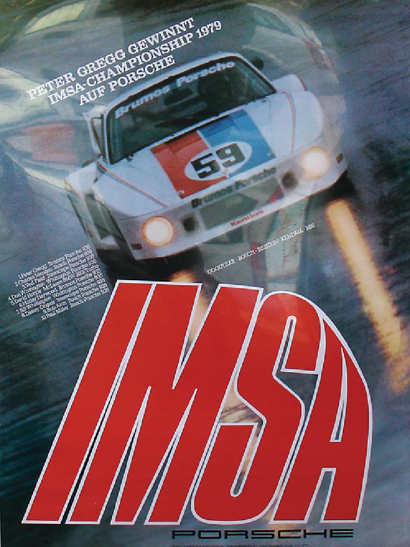 PORSCHE 1979, racing poster Imsa 1979, design by (1 of 1)