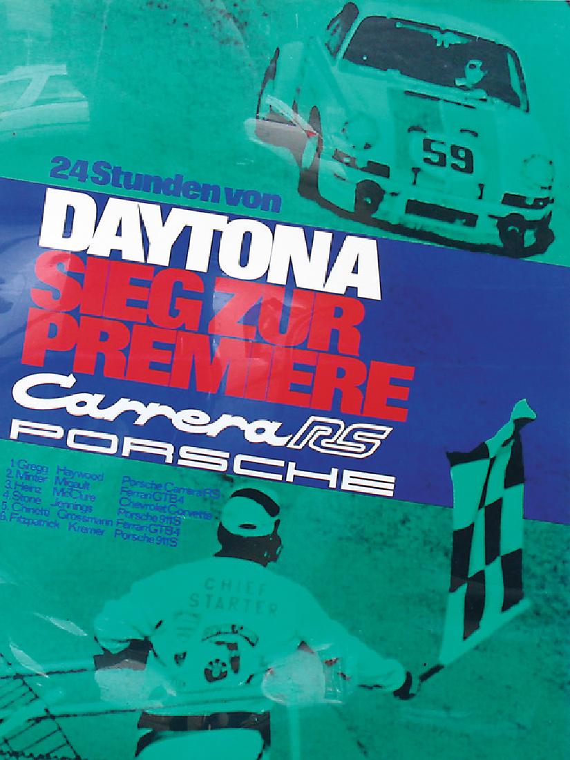 PORSCHE Racing poster "24 Stunden von Daytona, Sieg zur (1 of 1)