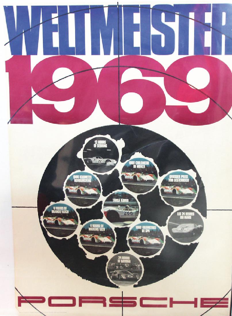 PORSCHE November 1969, Porsche racing poster (1 of 1)