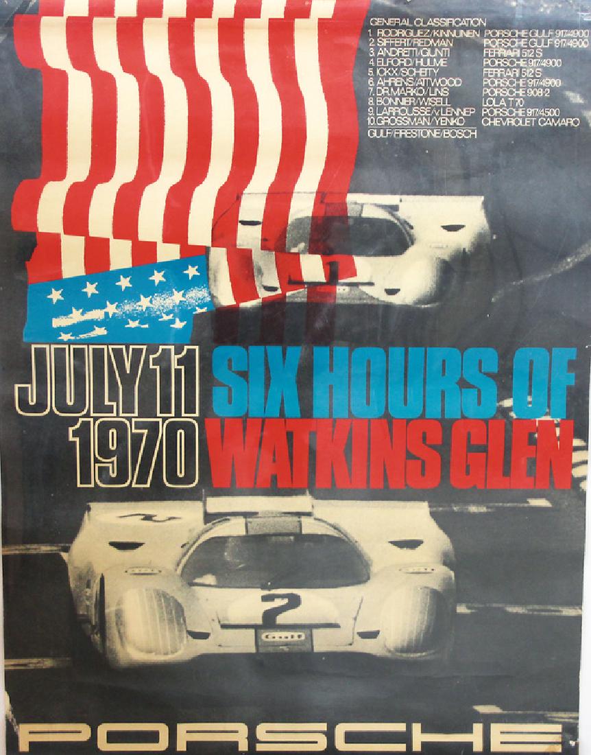 PORSCHE Racing poster "Six Hours of Watkins Glen", (1 of 1)