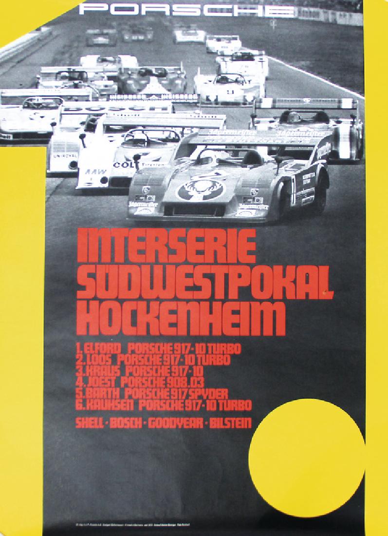 PORSCHE Racing poster Interserie SÃ¼dwestpokal (1 of 1)