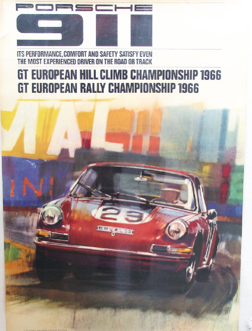 PORSCHE Racing poster GT European Hill Climb (1 of 1)