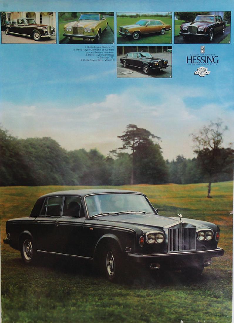 ROLLS-ROYCE Advertising poster Silver Shadow II, 70 x (1 of 1)