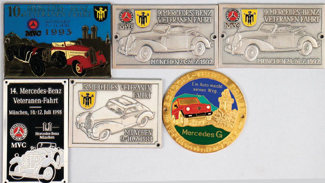 MERCEDES-BENZ 6 badges "Mercedes-Benz Veteranenfahrt ", (1 of 1)