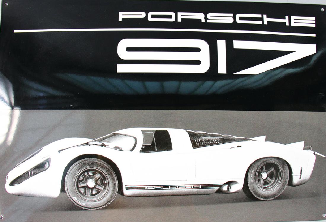 PORSCHE Enamel sign, type 917, limited, No. 1742 of (1 of 1)