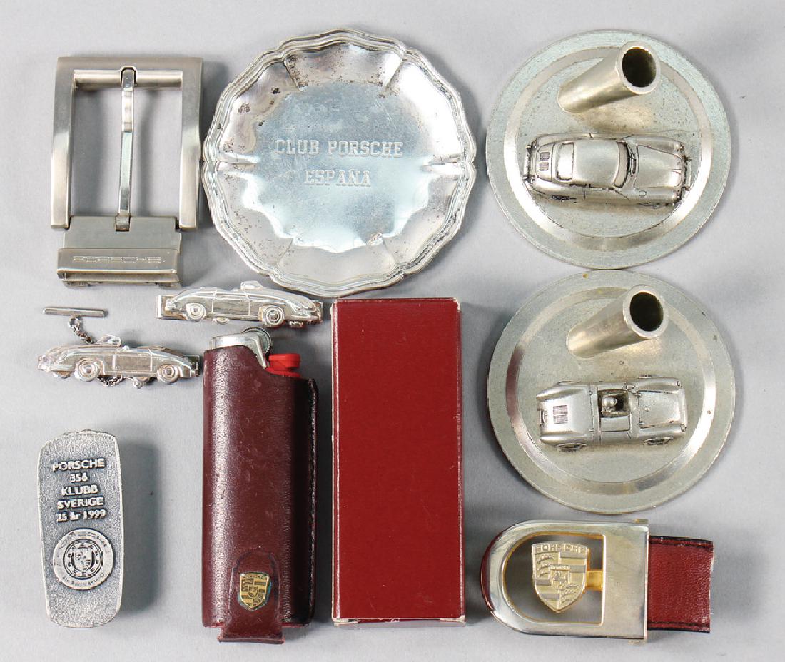 PORSCHE Mixed lot of 10 pieces, 2 tiepins made of 925 (1 of 1)