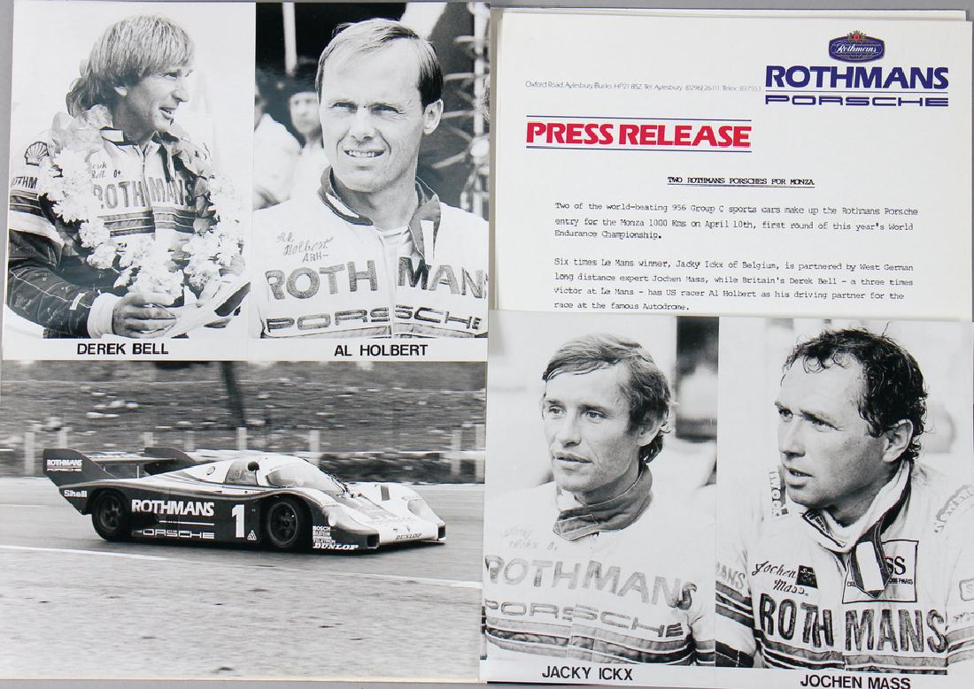 PORSCHE/ROTHMANS Press kit from 1982, in English, (1 of 1)
