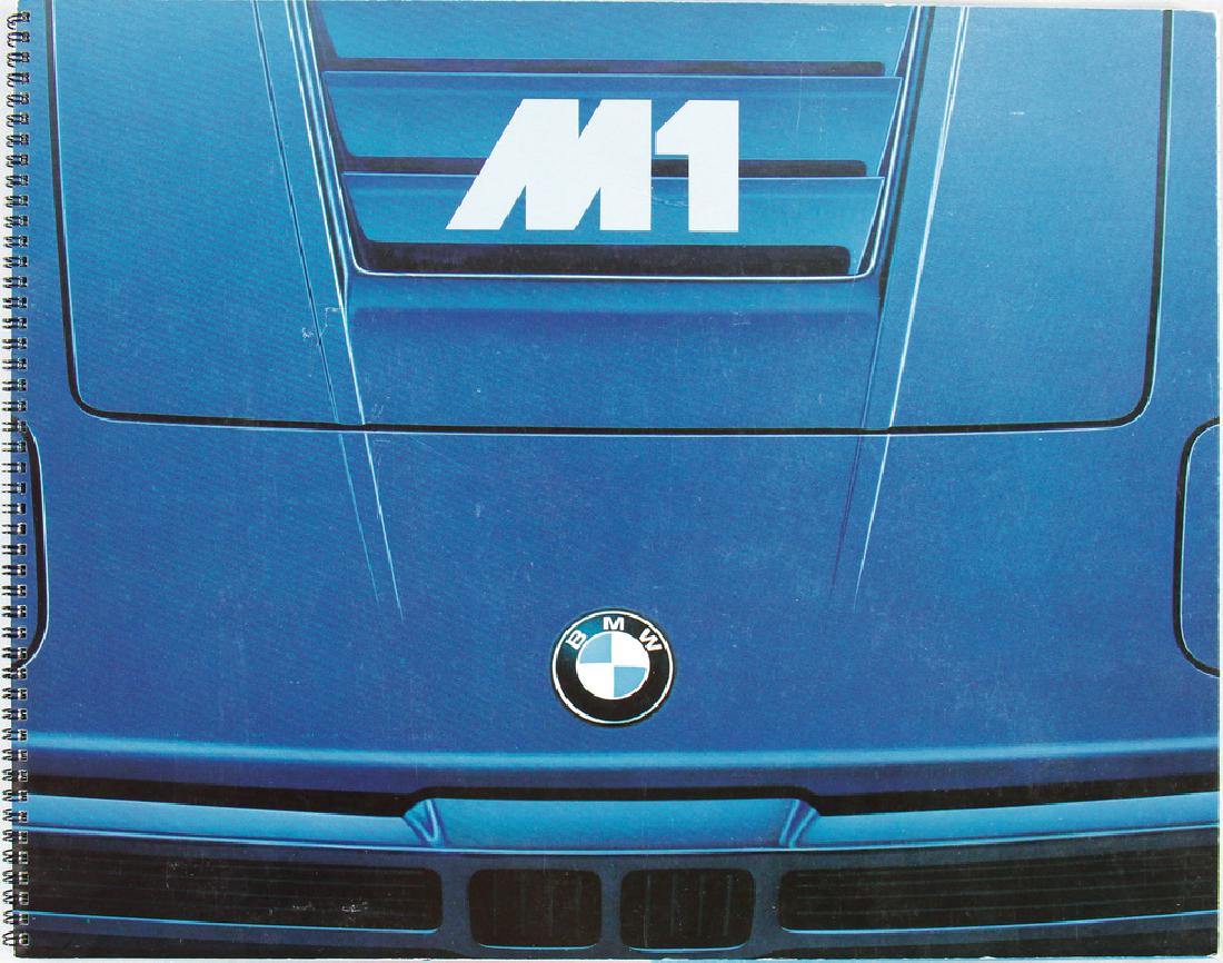BMW 1978, sales catalog type M1, 30 pages, cord (1 of 1)
