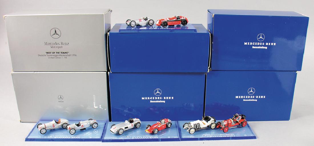 MERCEDES-BENZ Mixed lot of 10 pieces, collector's boxes (1 of 2)