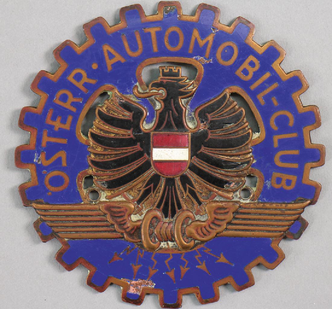 Badge Austrian automobile association, very early (1 of 1)